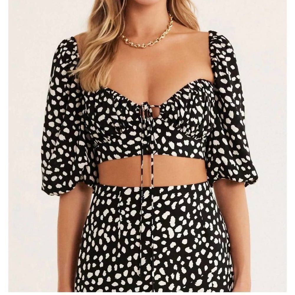 Rumer Catalina Crop Top Medium NWT
